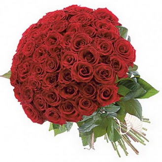  Uşak güvenli kaliteli hızlı çiçek  101 adet kırmızı gül buketi modeli